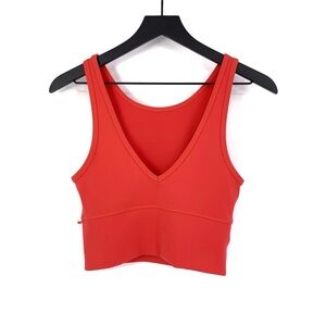 LULULEMON Power Pivot Tank Top Carnation Red M